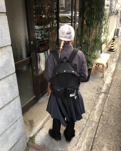 트러커 자켓 백팩 (블랙)