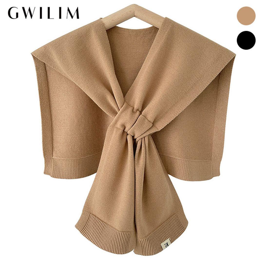 (귈림) 니트망토 케이프 머플러(GAWAC011P)