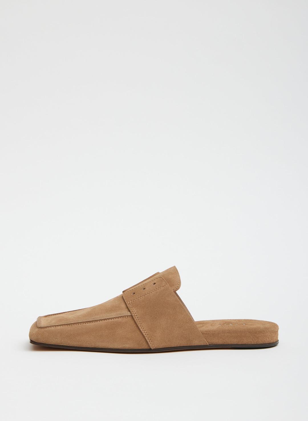 Suede Granger Slide - Tan / 35 / SU24GR2115