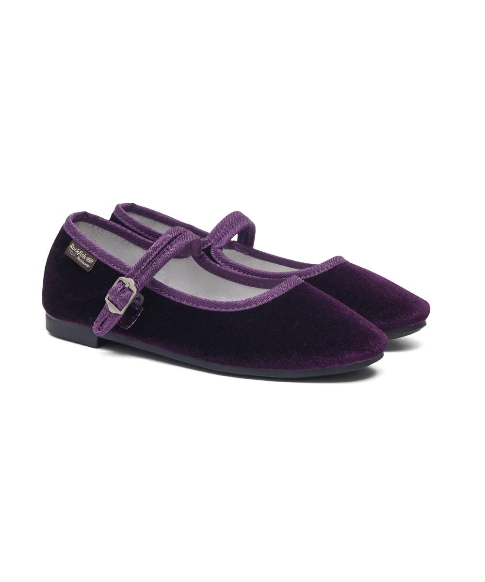 BELLA QUILTED MARYJANES - PURPLE
