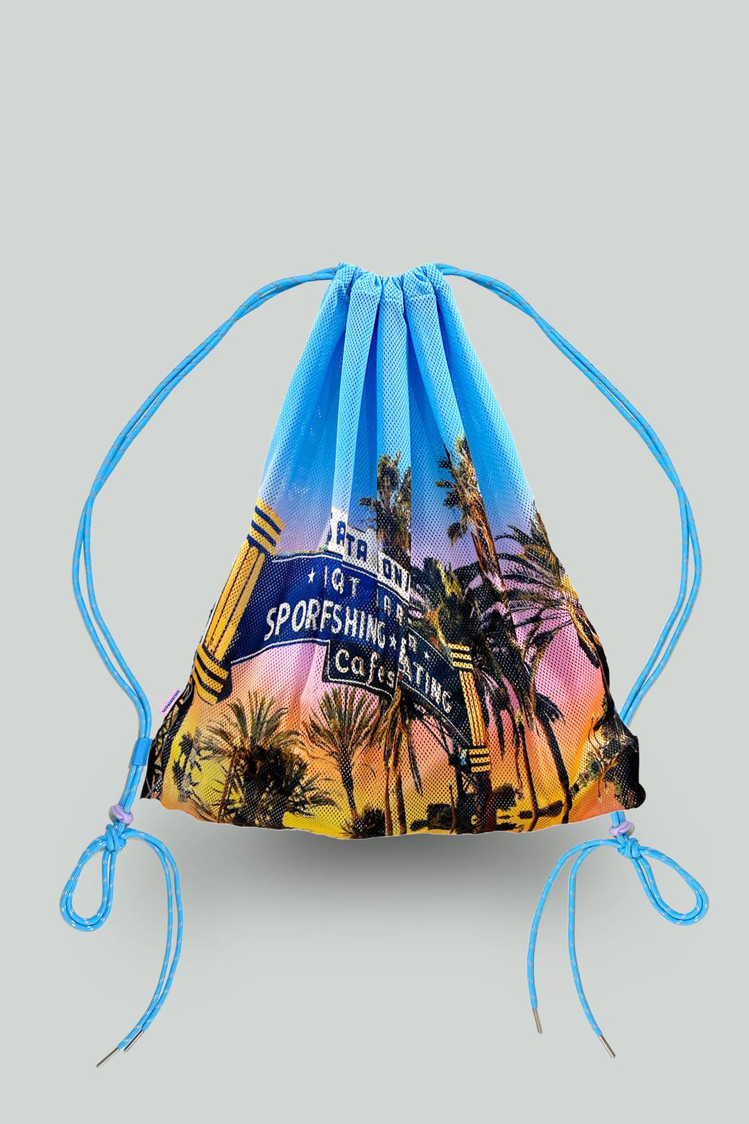 Santa Monica Mesh Bag - Pink Sunset