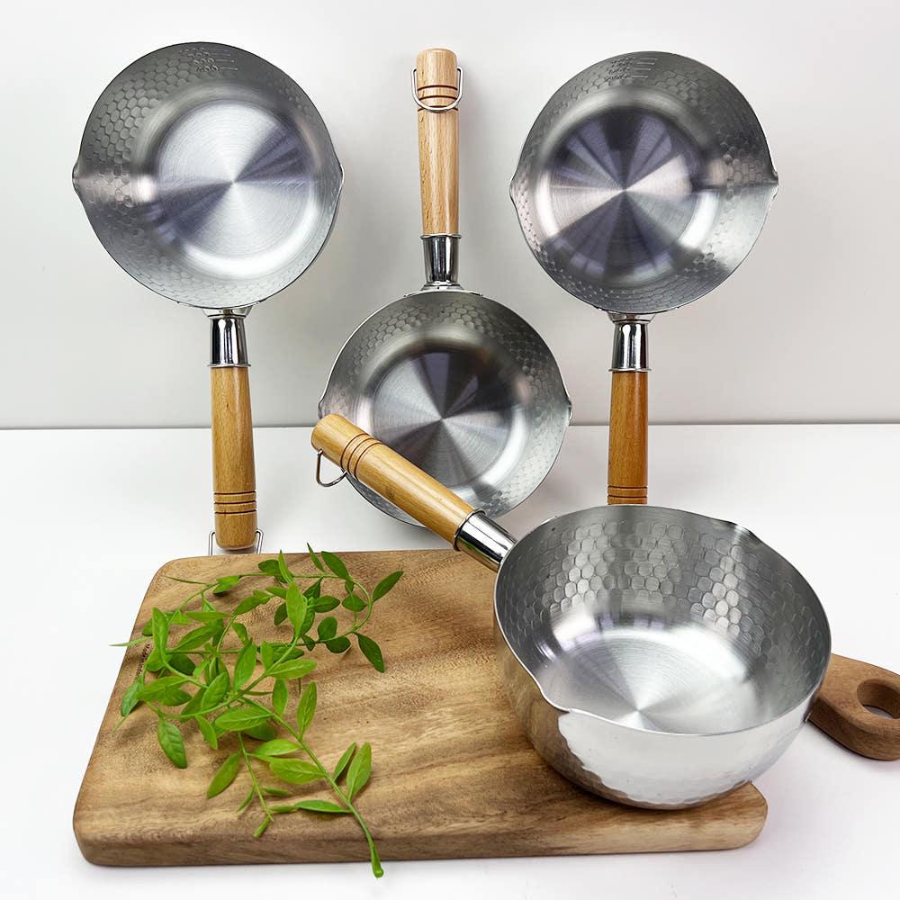 가정용 업소용 스텐 라면 밀크팬 계량 인덕션 하이라이트 해머톤 편수냄비 소 16cm