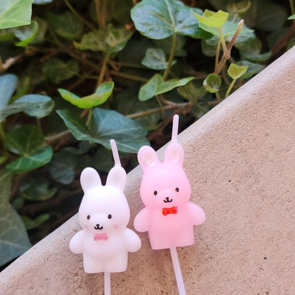 토끼초 귀여운 생일초 케이크초 파티초