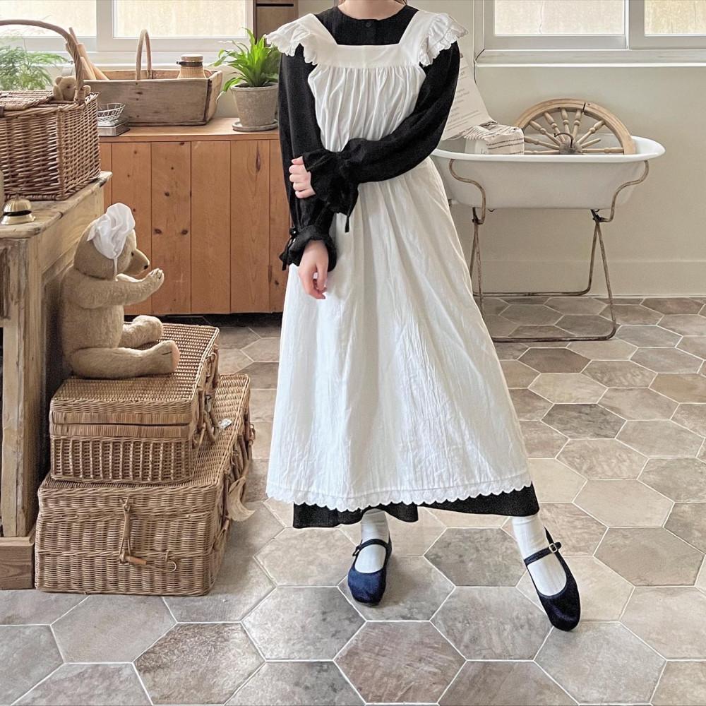 윙 에이프런 / 빈티지 앞치마