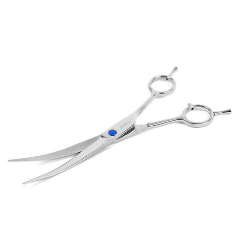 제스파 퍼피스 커브 반려동물 미용가위 18cm, 블루볼트, 1개 - 미용가위 | 쿠팡