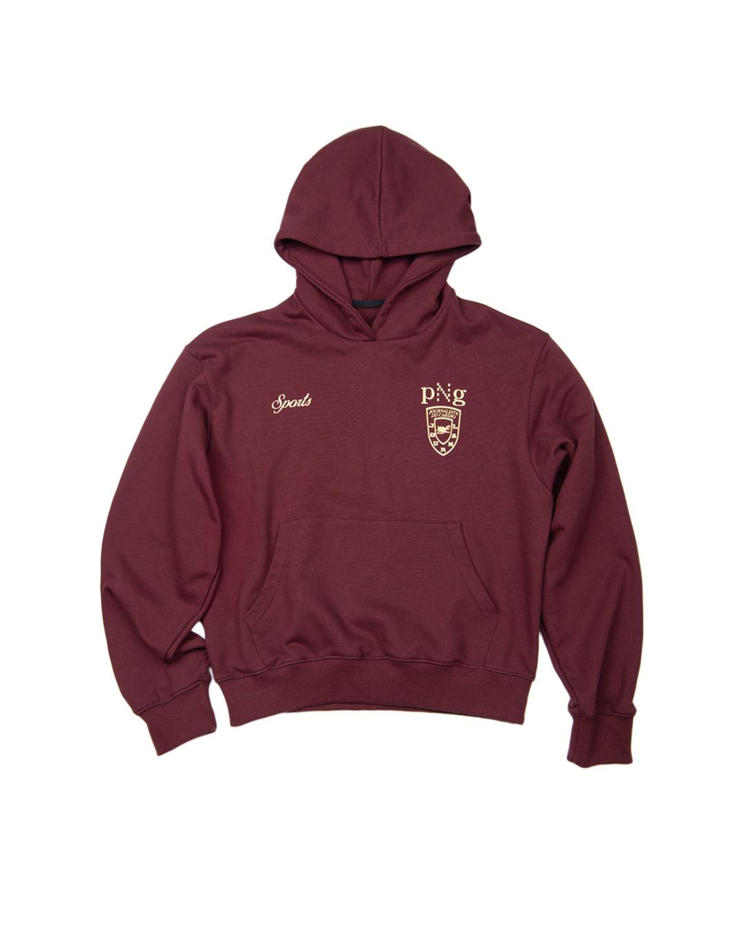 CARDIO HOODIE - BURGUNDY