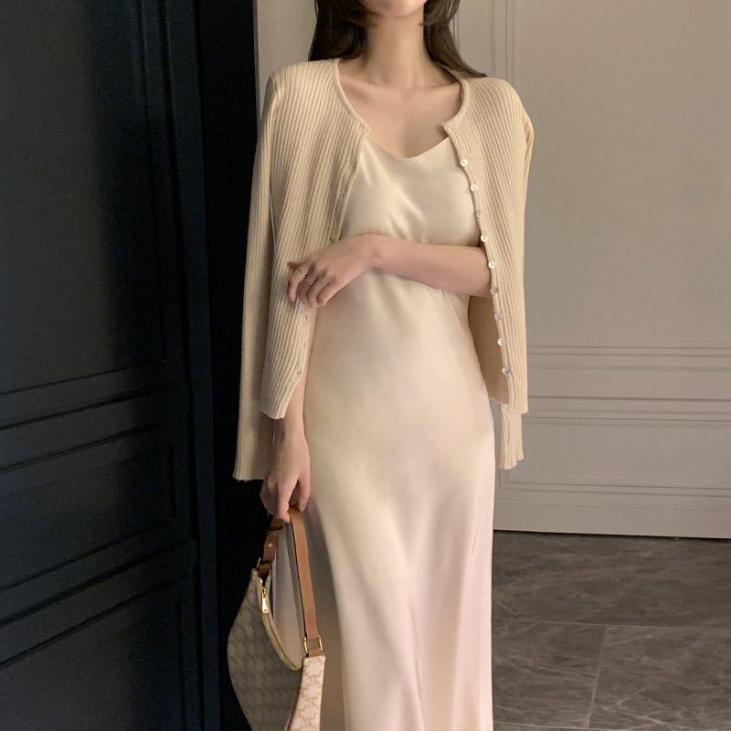 아뜨랑스 주문폭주 [끈조절O,핏보장,11컬러] 드로잉 새틴 머메이드 슬립 끈 나시 원피스 벚꽃룩 인생샷원피스 휴양지롱원피스 뷔스티에원피스,나시원피스,끈나시원피스,레이어드원피스,여행룩,휴양지룩,휴양지원피스,휴가룩,하객룩 op11155