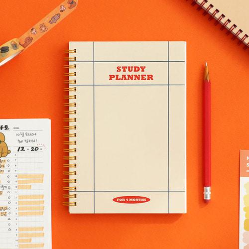 기본 스터디 플래너 (4개월)