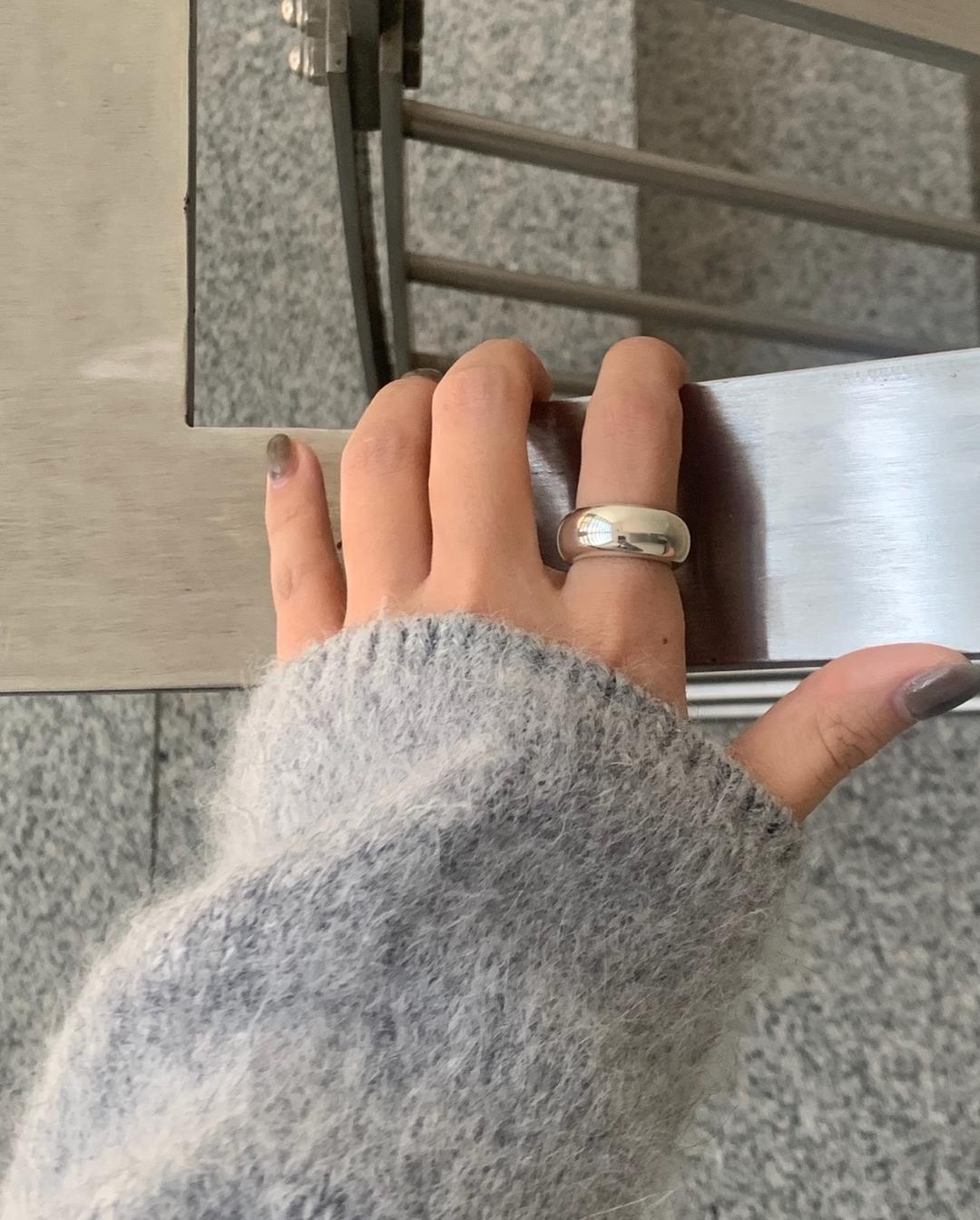 (silver925) Veinne bold open ring