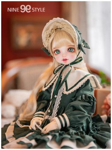 [MSD]세일러보넷드레스셋트(딥그린)