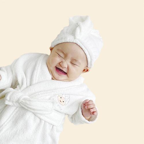 베이비 배쓰로브& 배쓰터번&배쓰빕&배쓰도넛밴드