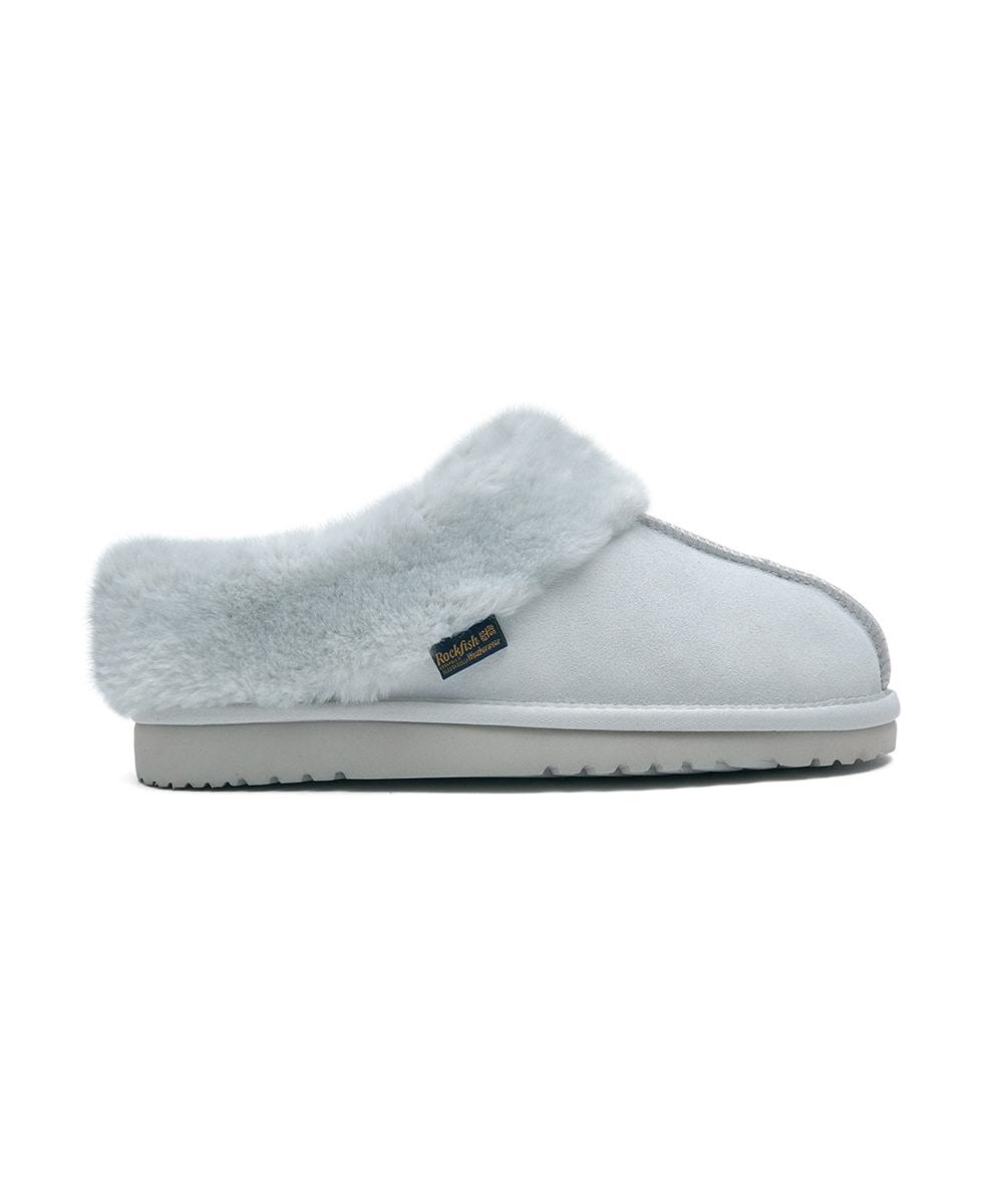 [NEW 10%] ORIGINAL WINTER FUR MULES - BLUE