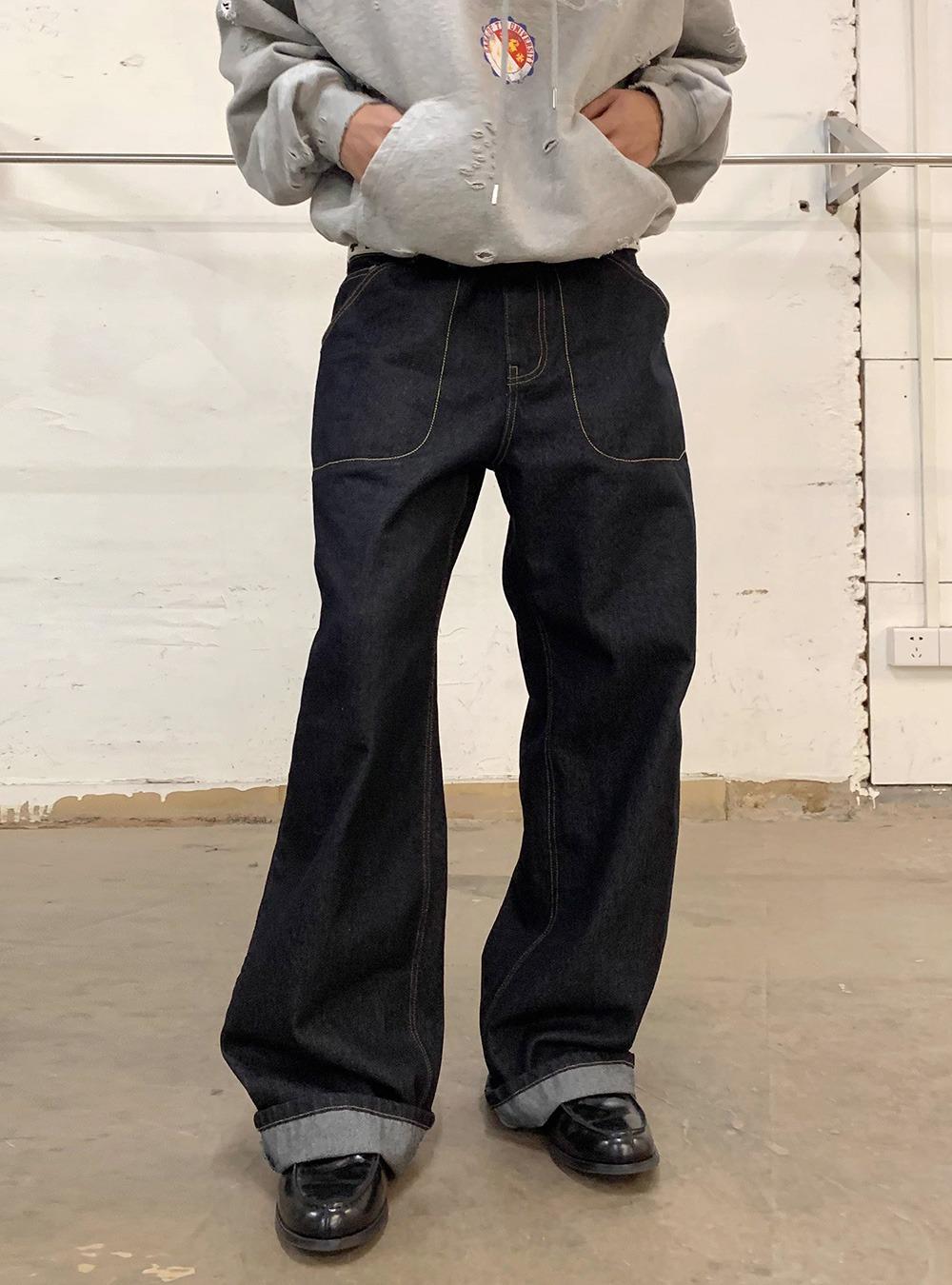 [FROLIGO] Italian Imported Denim Pants