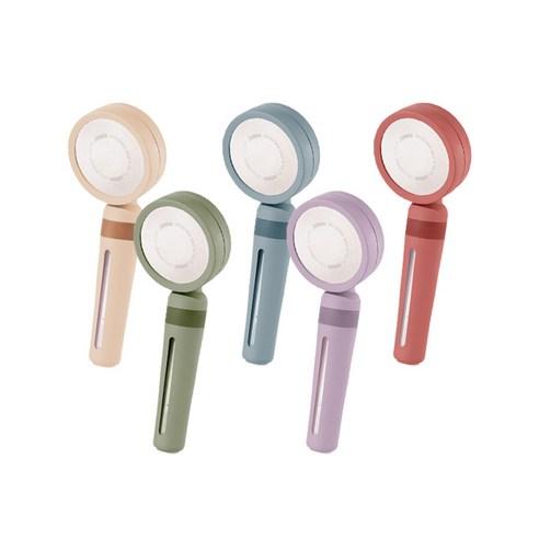 SF-S580W 아쿠아듀오 블라썸 와이드 필터샤워기 (베이지 올리브 퍼플 버건디 하와이안블루) - 필터샤워기 | 쿠팡