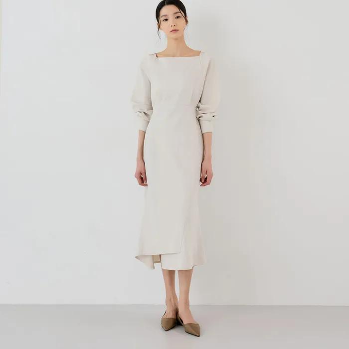 로스트 머메이드 원피스 라이트베이지