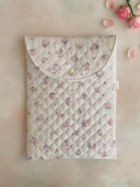 ipad pouch 로맨틱무드 아이패드 11인치 태블릿 누빔 플라워 파우치