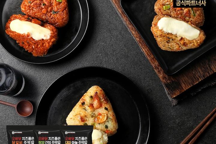 오빠닭 치즈품은 주먹밥 100g 3종 10팩
