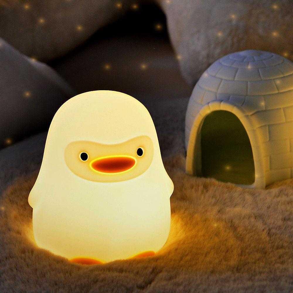 [단독] New 말랑 아기 펭귄 LED 무드등 (취침모드)