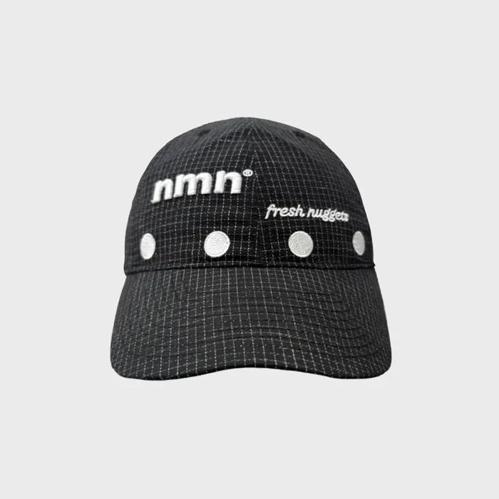 nmn ball cap (black check)