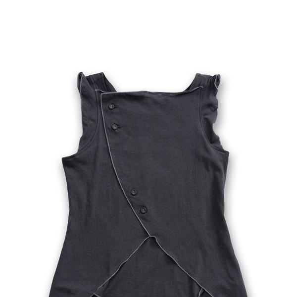 PETAL TOP[CHARCOAL]