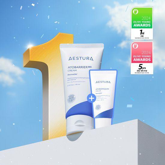 [어워즈 1등크림]에스트라 아토베리어365 크림 80ml 어워즈 한정기획 (+30ml+세라-히알 속수분 앰플 3ml)