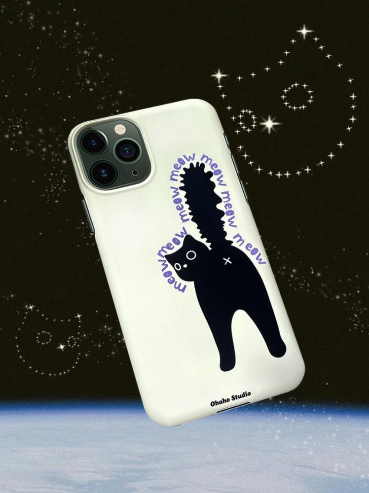 meow case (cream color) 고양이 케이스 [오하호 스튜디오]