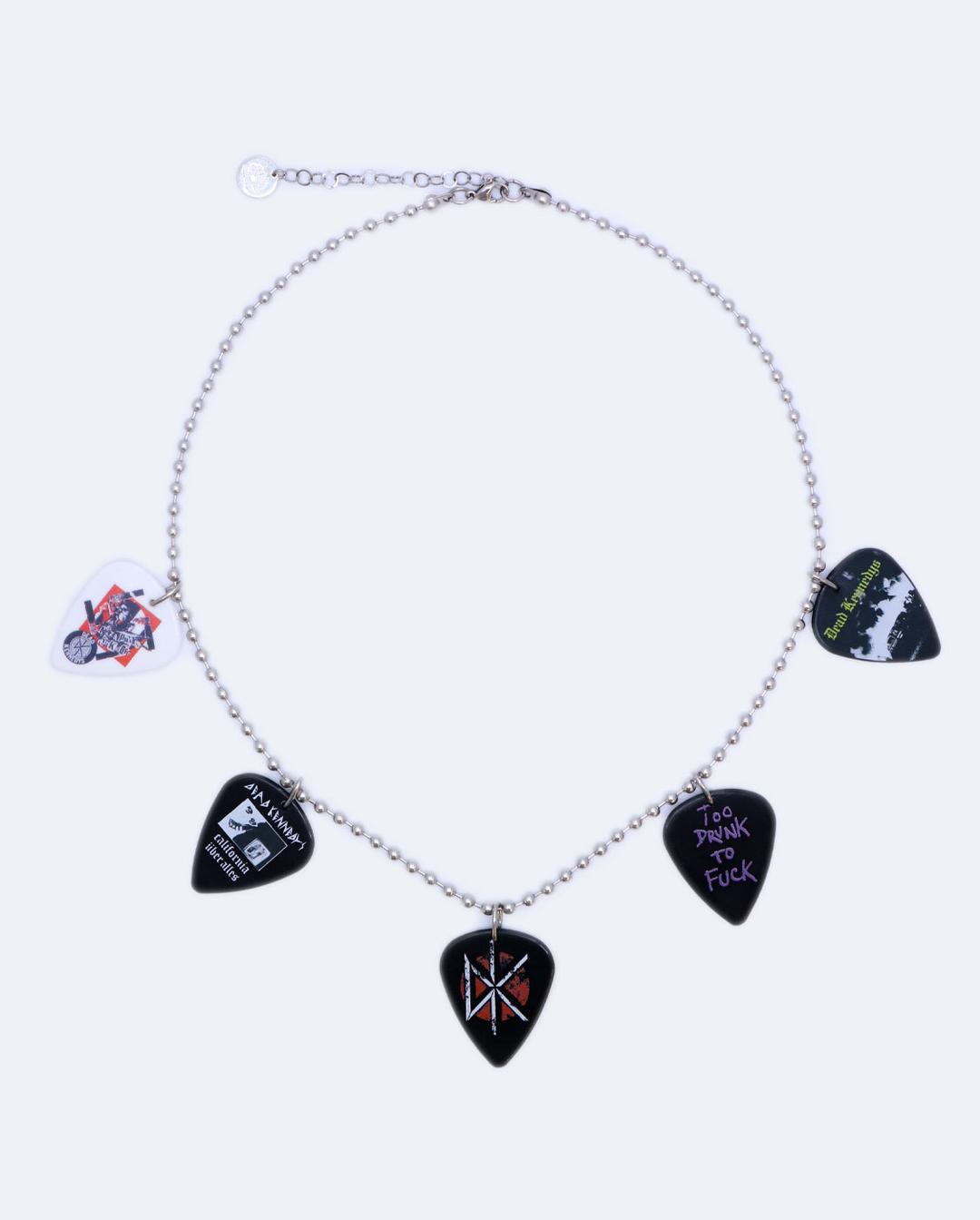 Dead Kennedys Guitar Pick Plectrum Necklace