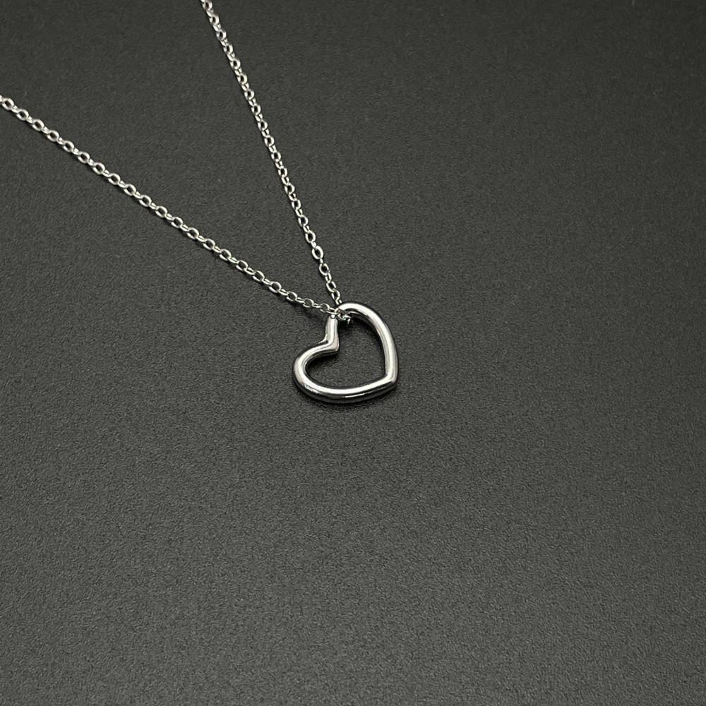 하트 목걸이 heart necklace 여자목걸이 써지컬목걸이