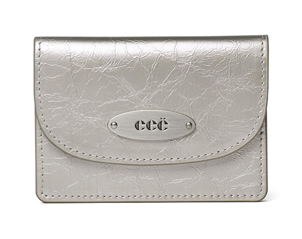 이이에 카드지갑 eee 카드 홀더 여성 여자 지갑 PEARL SILVER
