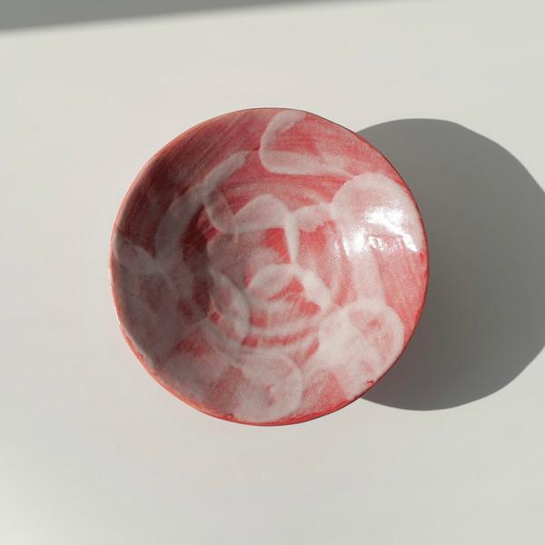 Red Brush Dish