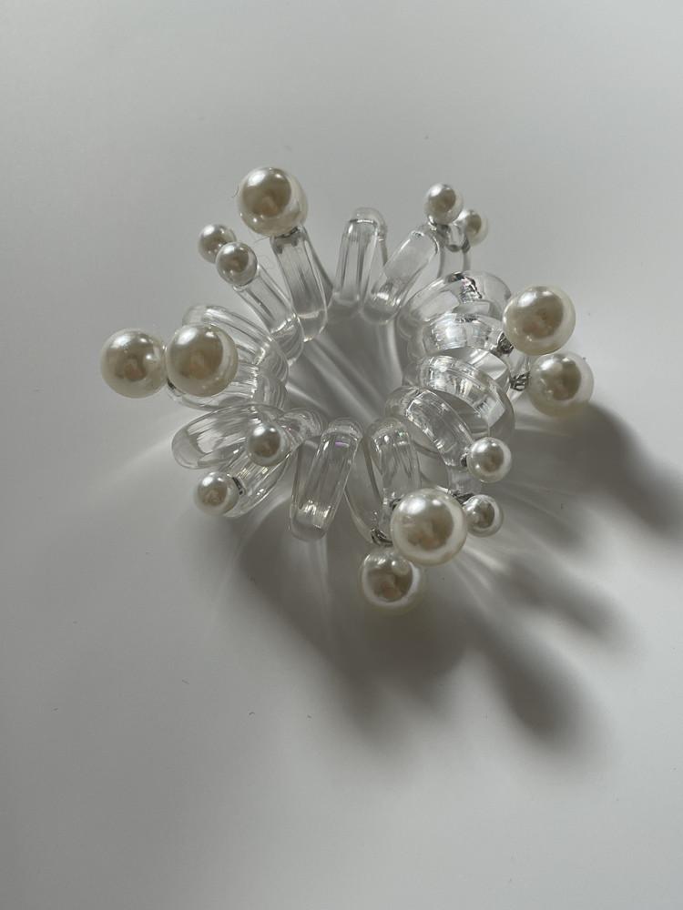 [모노로그] 티안나는 진주 머리끈 밴드