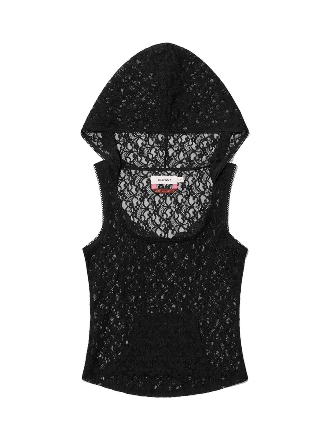 WHISPER LACE HOODIE (BLACK)