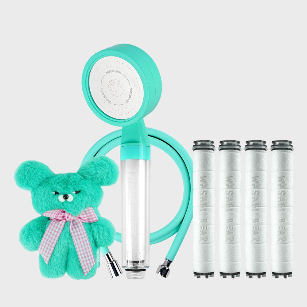 [와사비베어 콜라보] 디클린 필터 샤워기 완벽세트 (와사비)