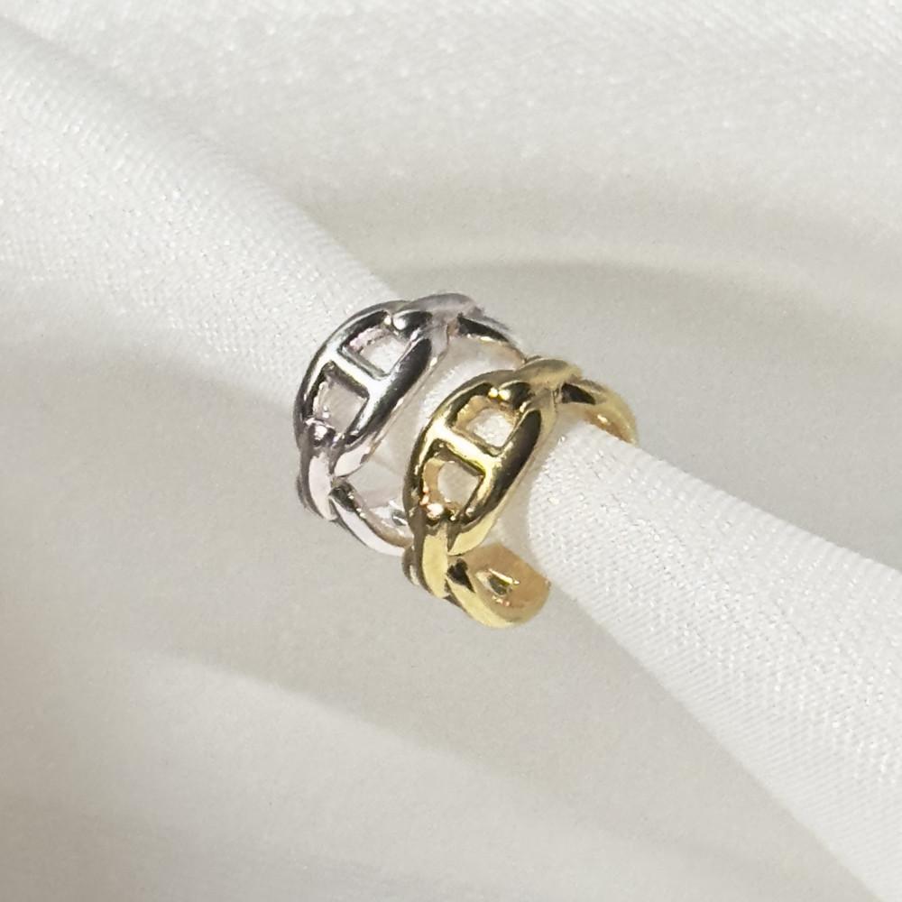 [데이엔더/실버925] 런던 샹달 이어커프 고급 귀안뚫는 귀걸이 귀찌 2컬러