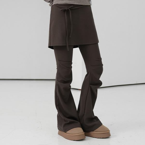 키퍼스 리본 스커트팬츠