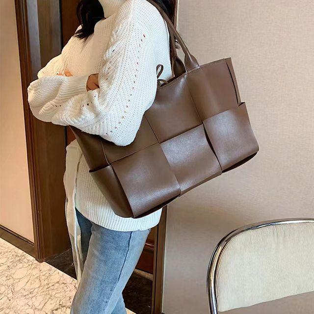 위빙 라지 토트 빅백 보부상 가방