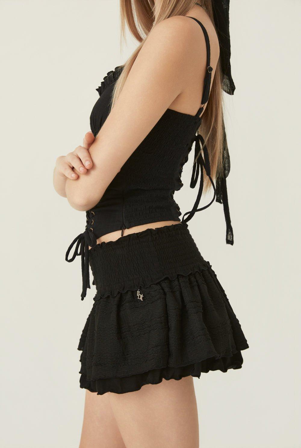 Smocking dream mini skirt