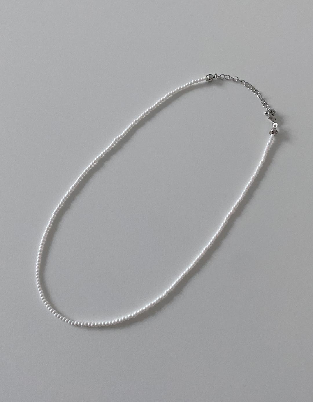 미렐 아크릴 진주목걸이