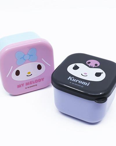 마이멜로디 쿠로미 도시락 반찬 미니 용기 2p