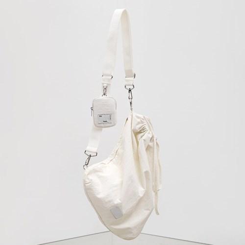 FENNEC FABRIC SLING BAG - WHITE