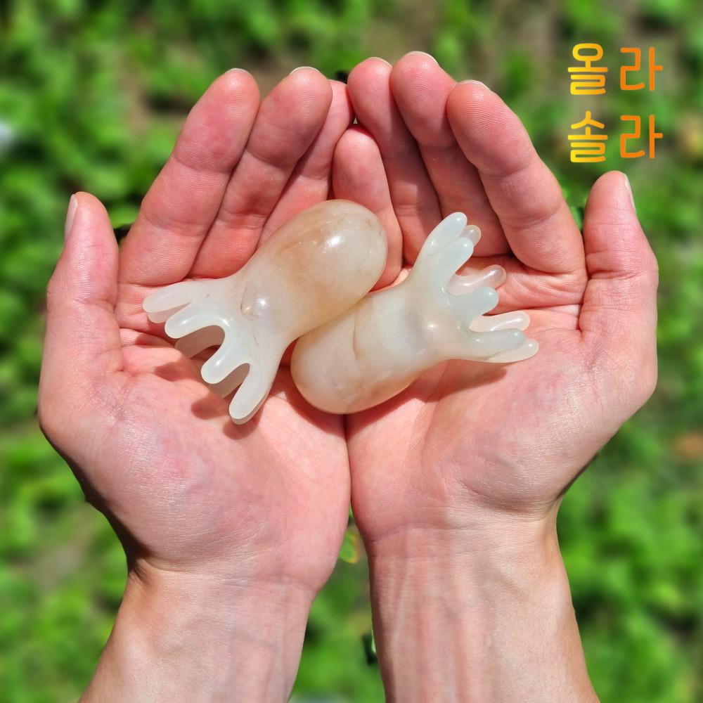 올라솔라 두피괄사 머리 지압 마사지 승모근 문어 꾹꾹