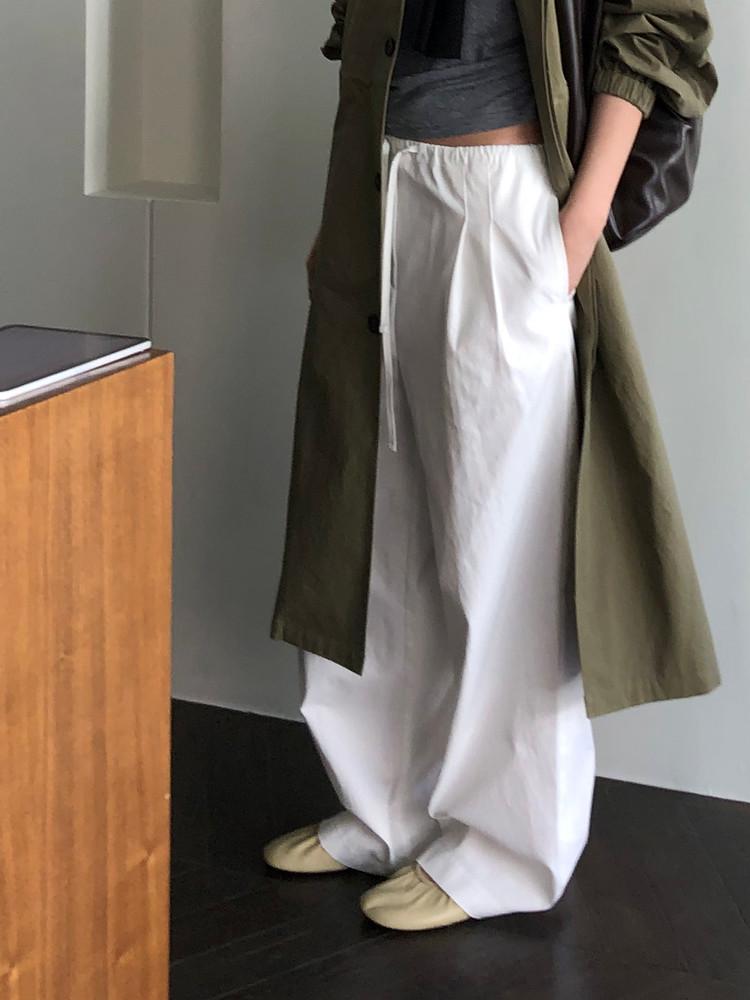 씨유쑨 스프링 코튼 팬츠 (2 colors)