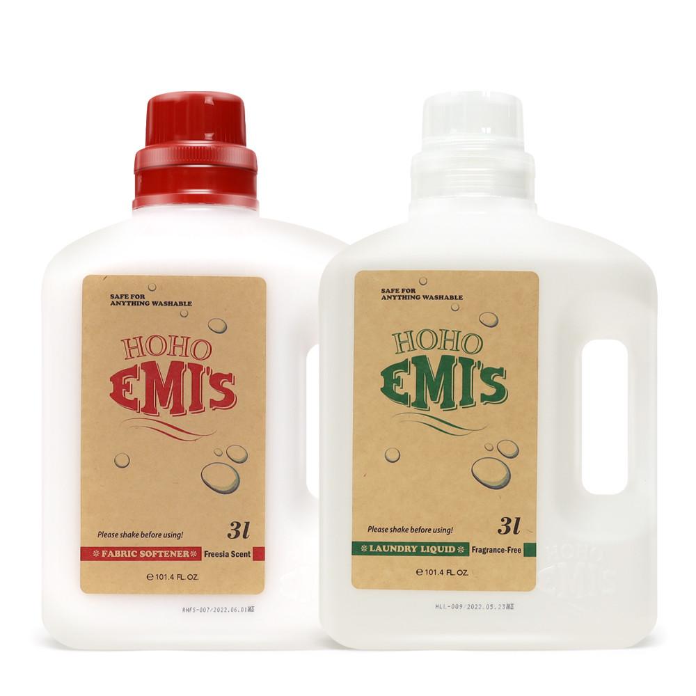 호호에미 무향 아기세제&프리지어 섬유유연제 Set