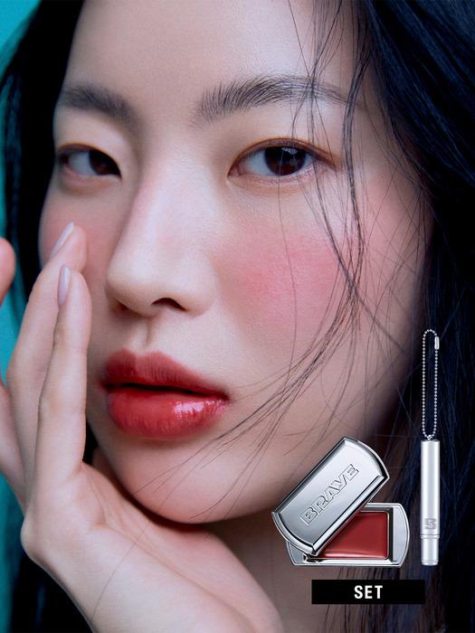 브레이 포켓 립브러쉬 세트(립슬릭1개+포켓 립브러쉬1개)