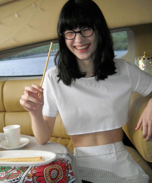 미니 블라우스 화이트