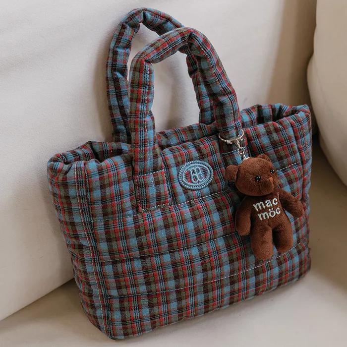 [주문폭주][뉴컬러] Jjoman 쪼만 퀼팅 데일리 토트백_10color