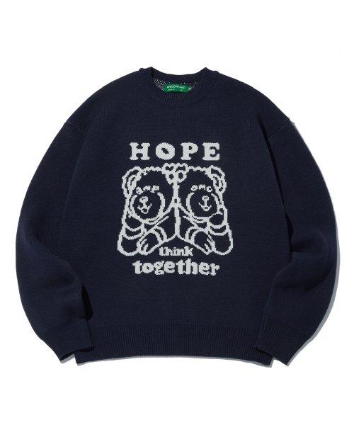 HTT Jacquard Knit_Navy