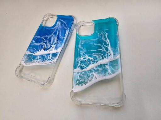 s26입고!!🌊리얼 바다 파도 레진 폰케이스