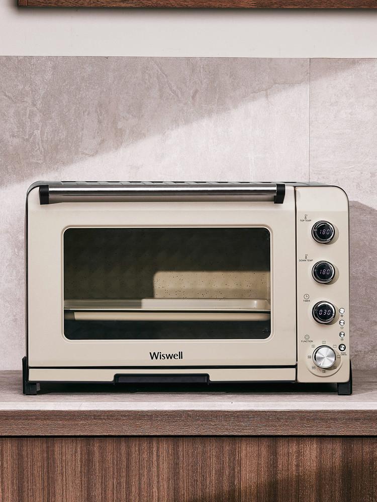 위즈웰 GL-42A/B 베이지 디지털오븐 컨벡션오븐 전기오븐 제과제빵오븐 빵만들기 홈베이킹오븐