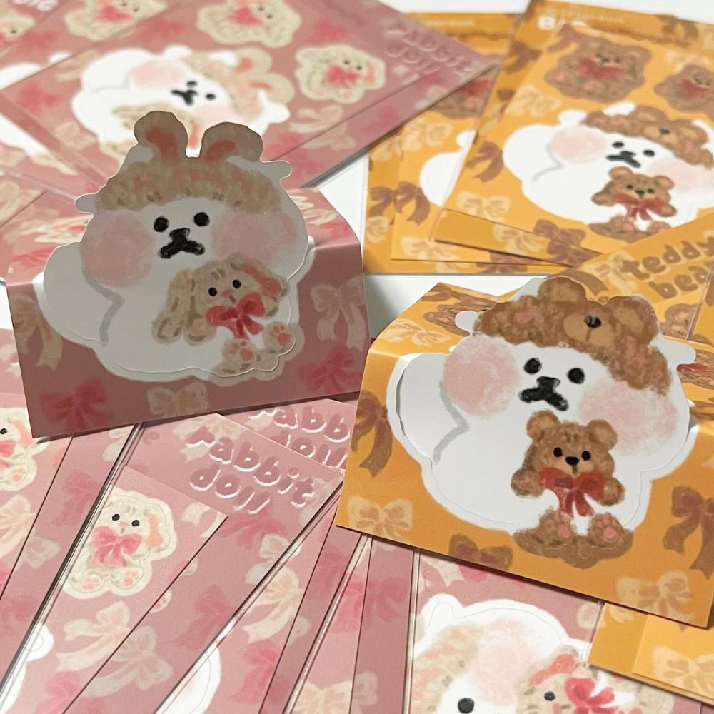 빅리무버블 스티커 인형 2종